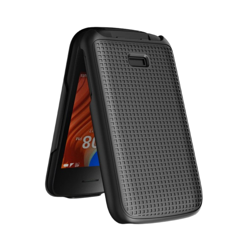 Grid Textured Hard Case Cover for Alcatel TCL Flip 2 (T408DL) - Image 14
