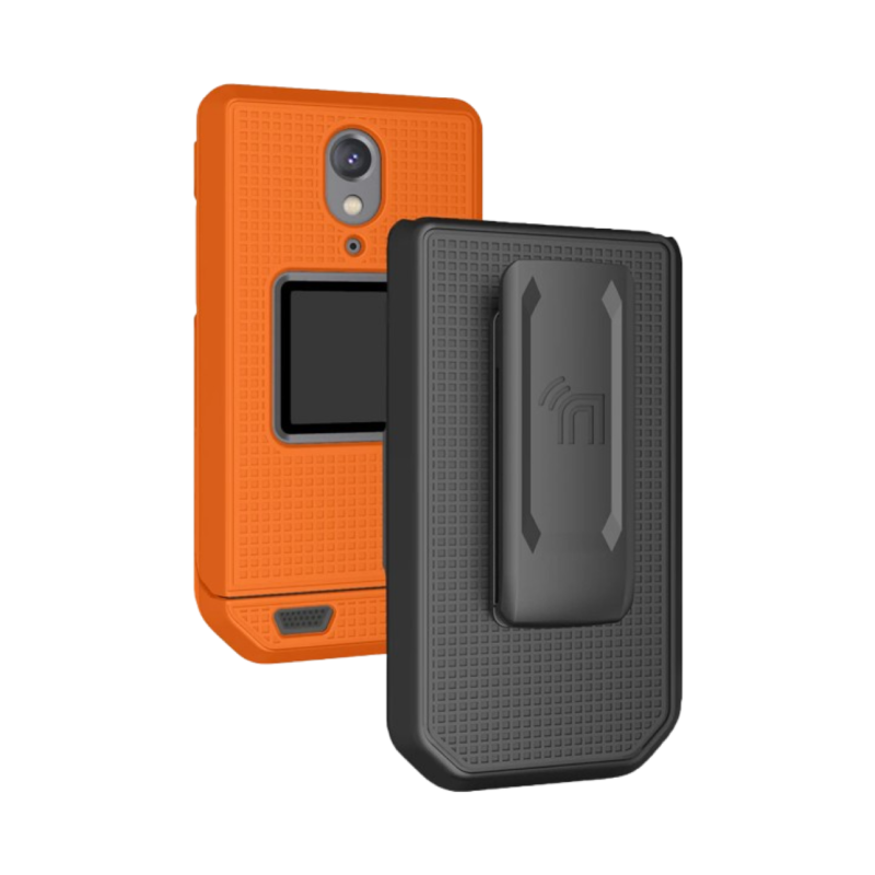 Grid Case Hard Shell Cover and Belt Clip Holster Combo for CAT S22 Flip Phone - Image 10