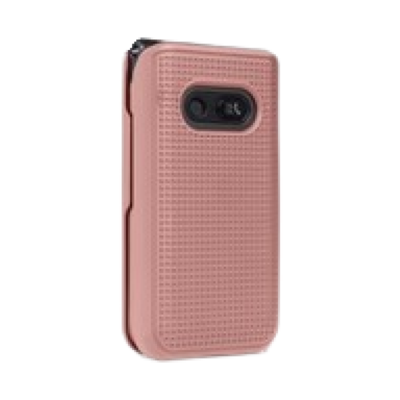 Grid Texture Case Slim Hard Shell Cover for LG Classic Flip Phone (L125DL) - Image 31