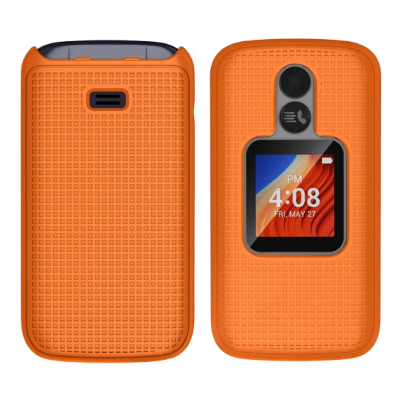 Grid Textured Hard Case Cover for Alcatel TCL Flip 2 (T408DL) - Image 19