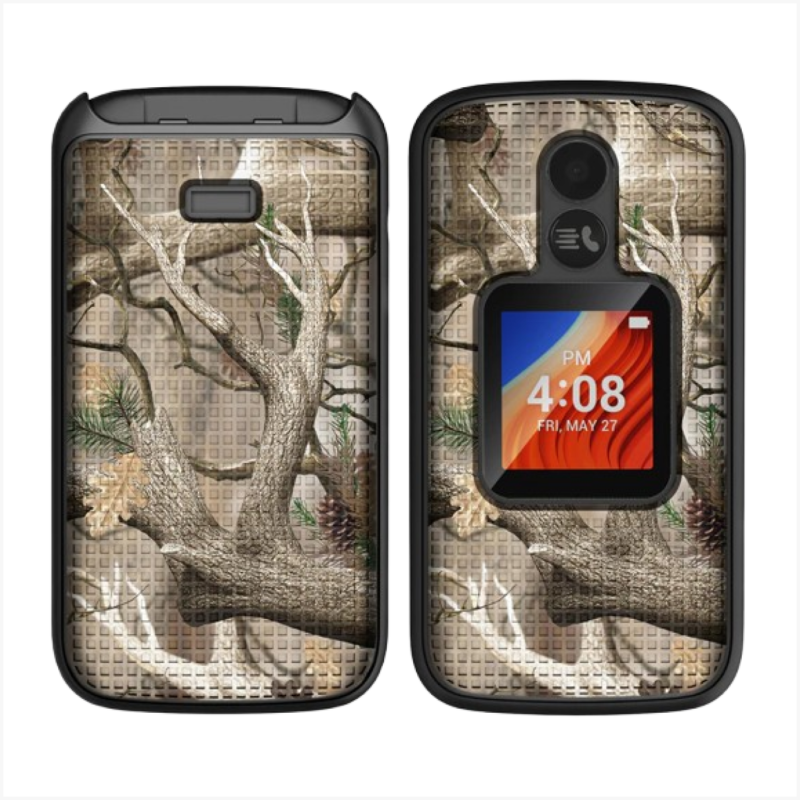 Grid Textured Hard Case Cover for Alcatel TCL Flip 2 (T408DL) - Image 15