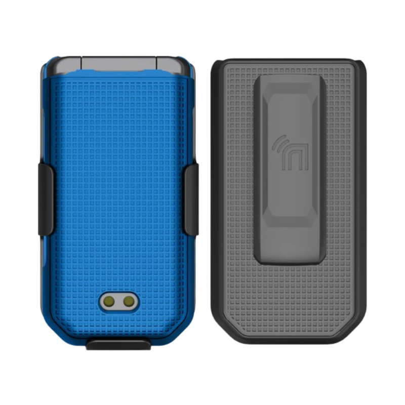 Grid Case Hard Shell Cover and Belt Clip Holster Combo for CAT S22 Flip Phone - Image 16