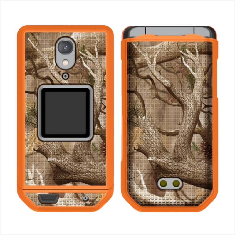 Grid Case Hard Shell Cover and Belt Clip Holster Combo for CAT S22 Flip Phone - Image 12
